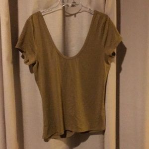 Rouched ballet tee